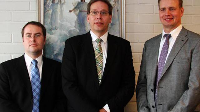 Kimmo Kemppaala (vas.), Markku Leirimaa ja Tommi Sankala