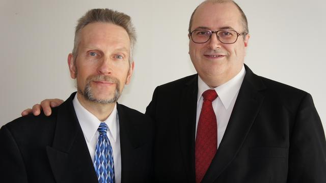 Jukka Heikkilä (vas.) ja Jarmo Haavikko